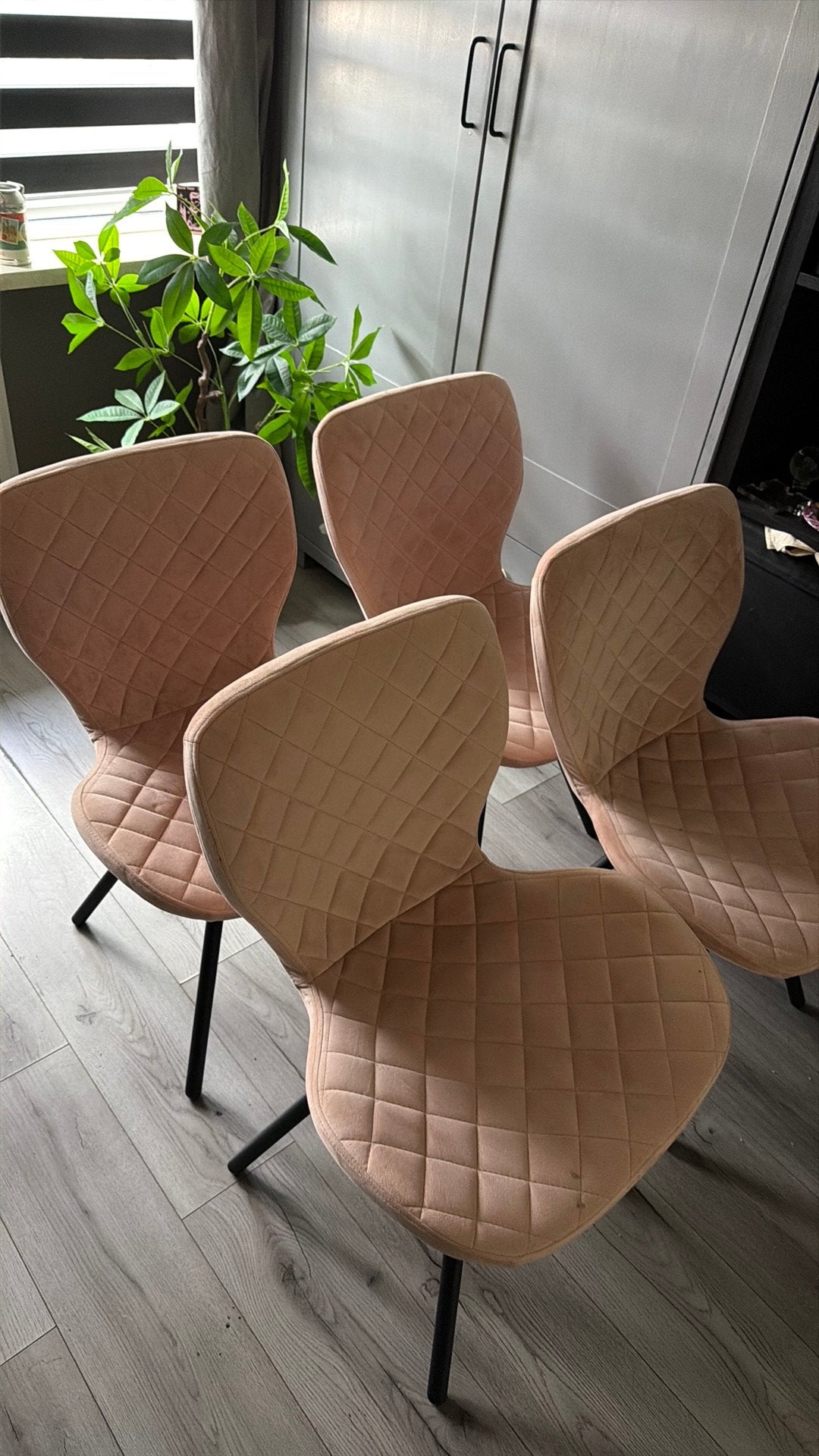 Roze stoelen, Huis en Inrichting, Ophalen, Zo goed als nieuw, Overige kleuren