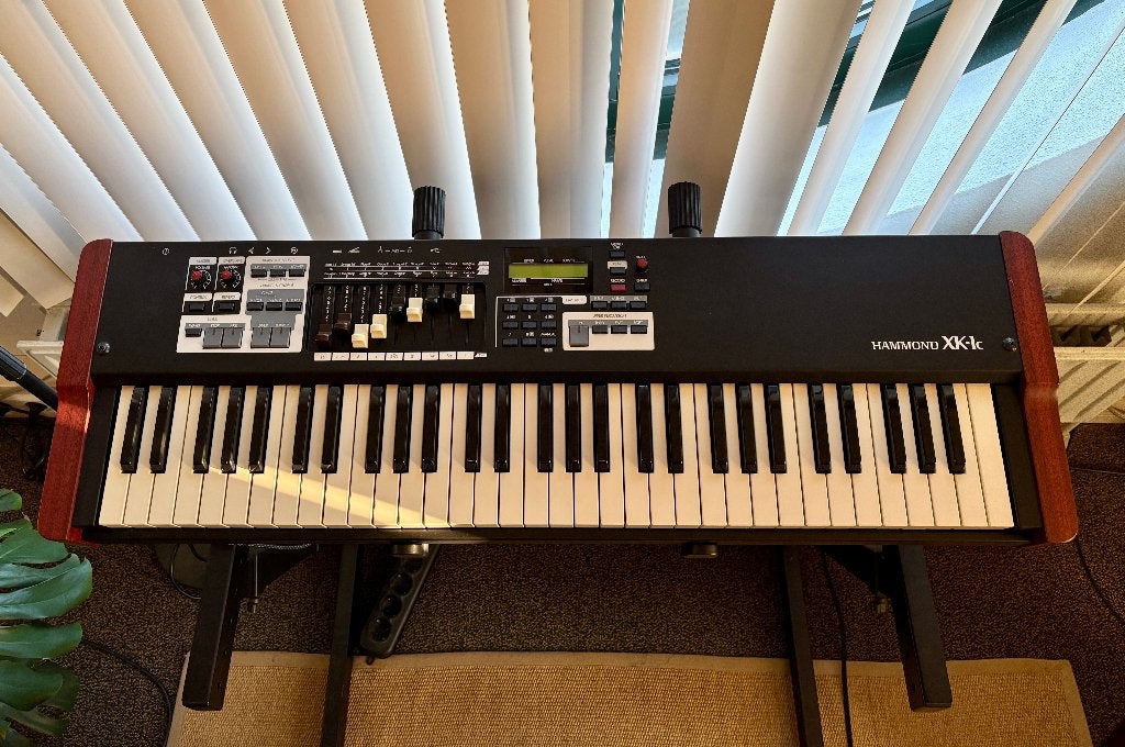 Hammond XK-1C drawbar keyboard incl. flightcase, Ophalen, Gebruikt, 61 toetsen, Overige merken