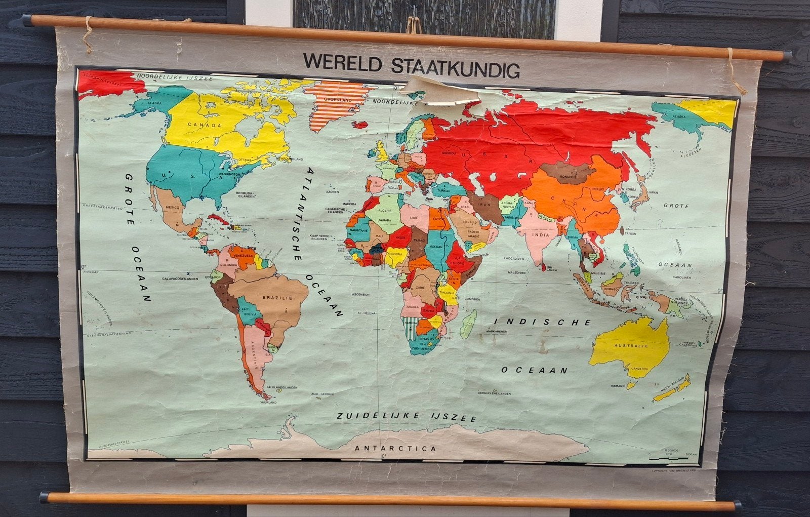 Wereld Landkaart, Ophalen of Verzenden, Aardrijkskunde