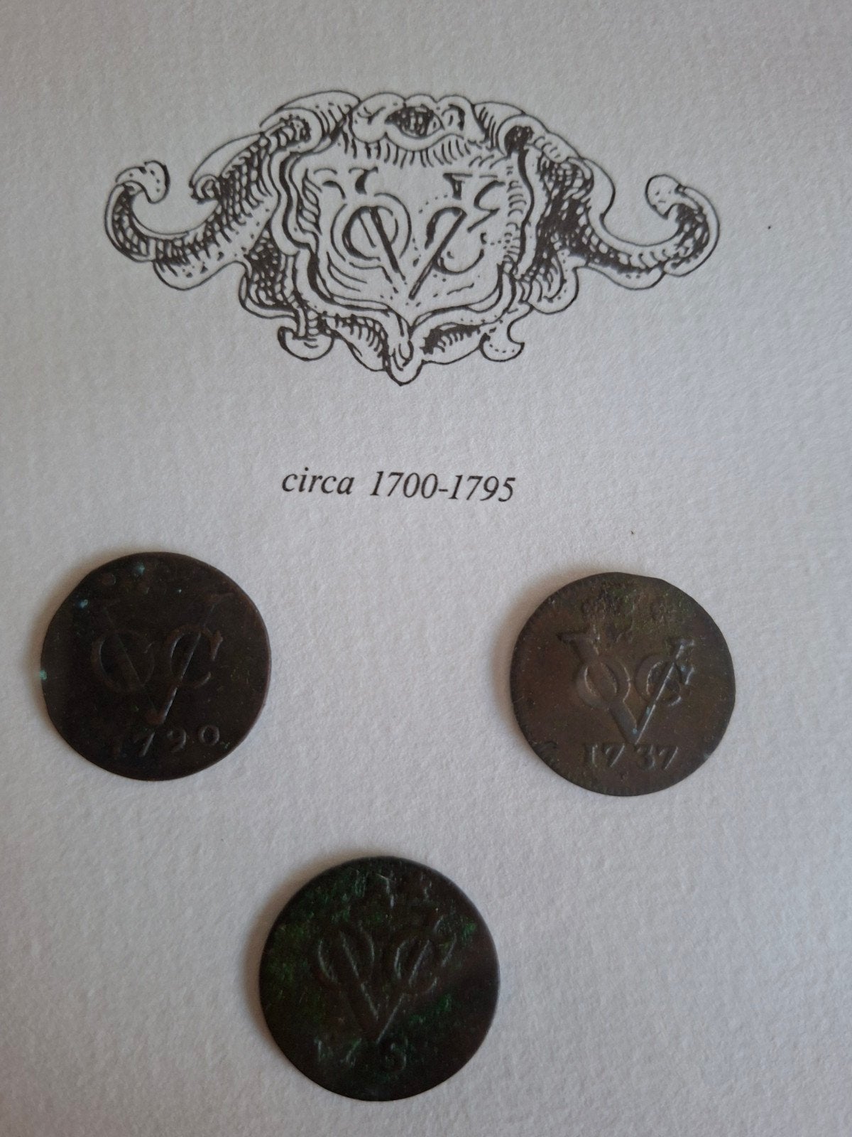 VOC Duiten (1700-1795) in lijst met schipafbeelding, Postzegels en Munten, Ophalen of Verzenden, Vóór koninkrijk, Overige waardes