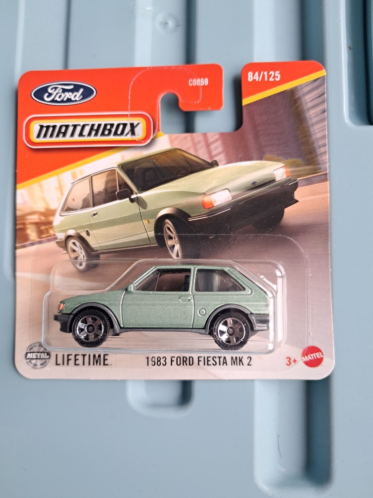 Matchbox 1983 Ford Fiesta MK 2 groen nieuw in verpakking, Ophalen of Verzenden, Nieuw, Auto