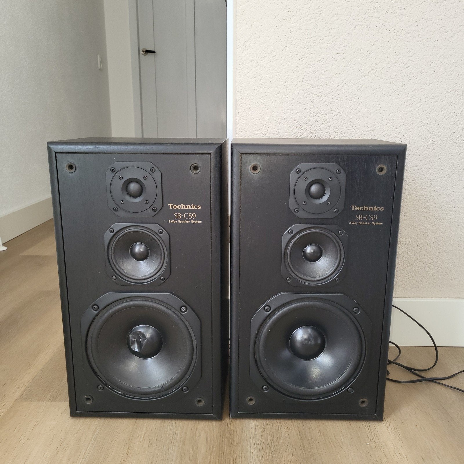 Technics SB-CS9 3-weg luidsprekersysteem, Stereo speakers, Gebruikt, Geschikt voor surround/home cinema, Ophalen