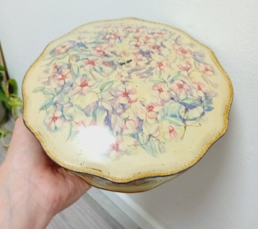 vintage Oma""s koektrommel, bruikbaar, Verzenden, Gebruikt, Koek(jes)