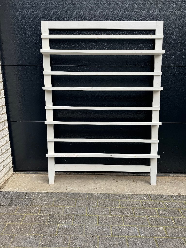 Tijdschriftenrek VT wonen hout wit, Ophalen, Met plank(en), Gebruikt, 100 tot 150 cm