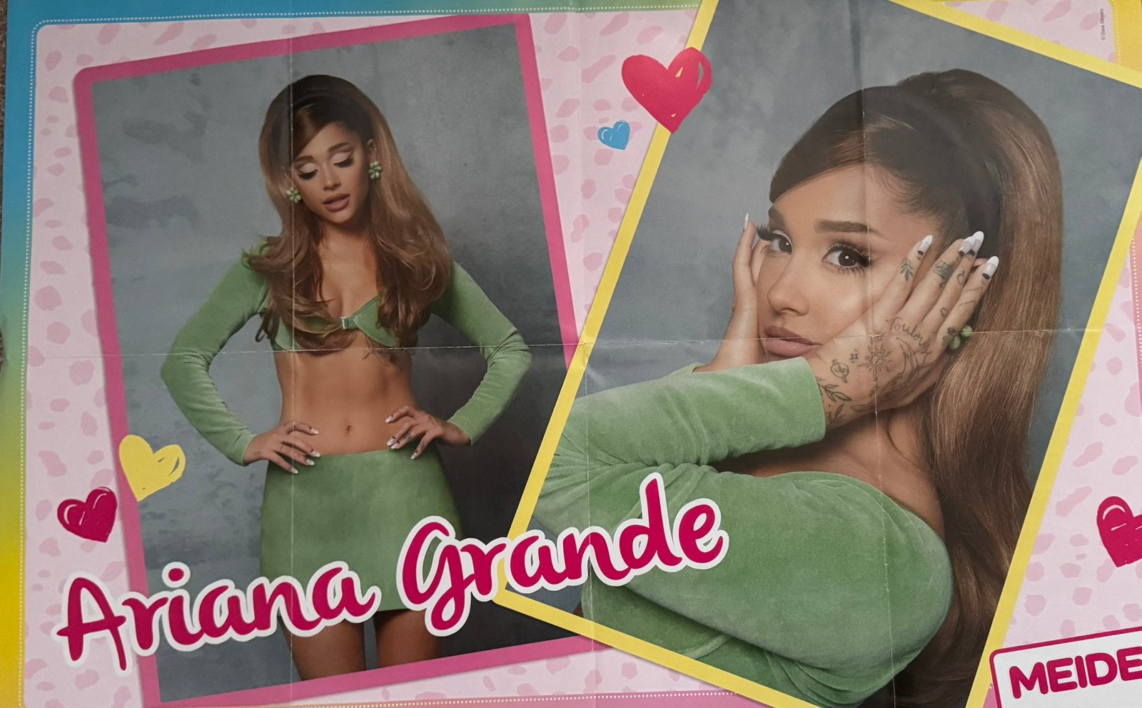 Ariana Grande big poster, Verzenden, Zo goed als nieuw, Plaatje