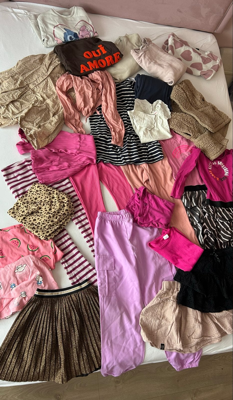 30 stuks kleding meisjes maat 122-134, Kinderen en Baby's, Kinderkleding | Maat 128, Ophalen of Verzenden, Gebruikt, Meisje, Setje