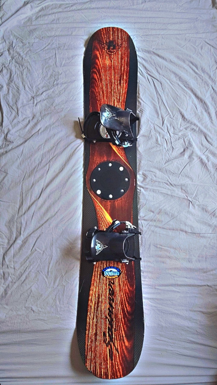 Uniek F2 Spinner Snowboard 158.5 cm+Bindingen,1ste eigenaar, Ophalen, Gebruikt, Board