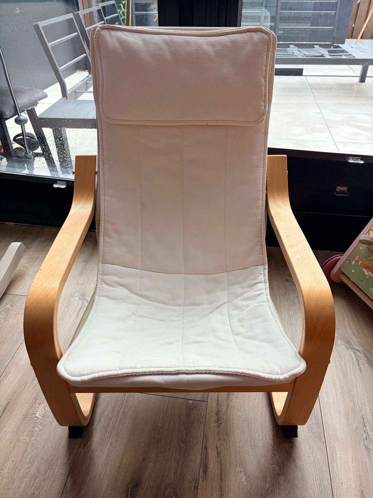 Ikea Poäng kinderstoel - Gebruikt, Ophalen, Gebruikt, Wit, Eén