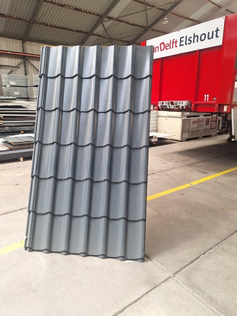 dakpanpaneel dakpan, dakpanplaat, dakpaneel, bkeus, dakplaat, Doe-het-zelf en Verbouw, Platen en Panelen, Ophalen, Zo goed als nieuw