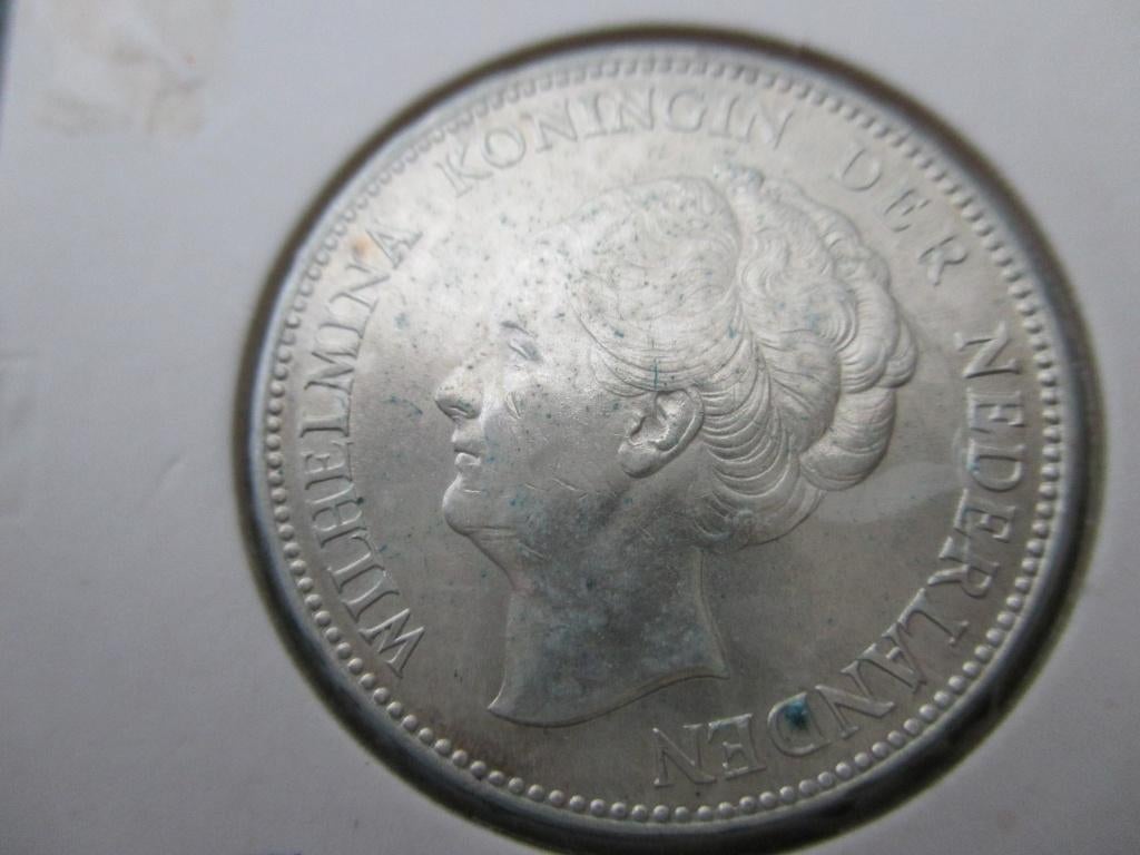 Gulden 1929, 1 gulden, Zilver, Ophalen of Verzenden, Koningin Wilhelmina