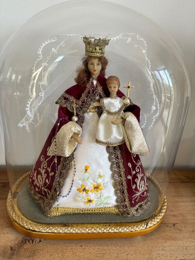 Maria met kind in stolp, Antiek en Kunst, Antiek | Religie, Ophalen of Verzenden