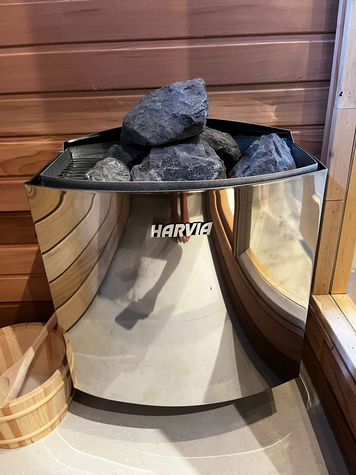 Harvia Vega saunakachel - NIET GEBRUIKT (zonder saunastenen), Ophalen, Nieuw, Fins of Traditioneel, Onderdelen
