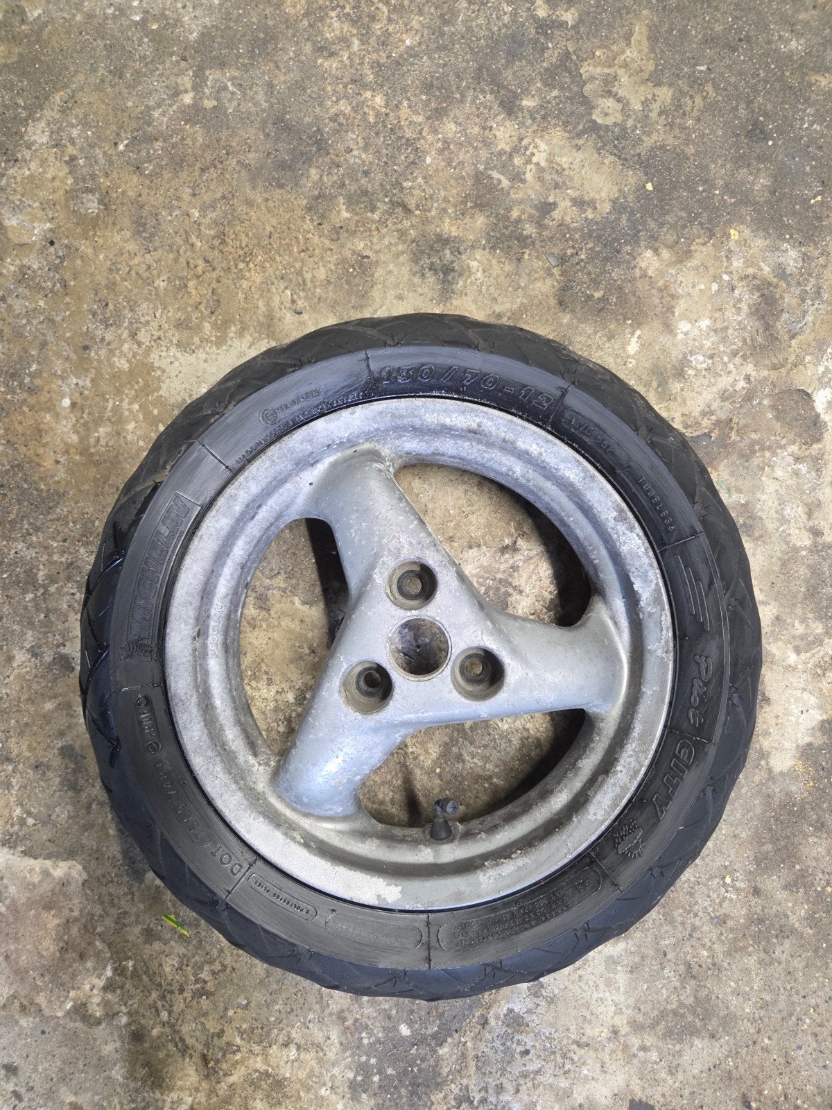Speedfight 2 voor/achter velg met michelin band, Ophalen of Verzenden, Overige typen, Peugeot