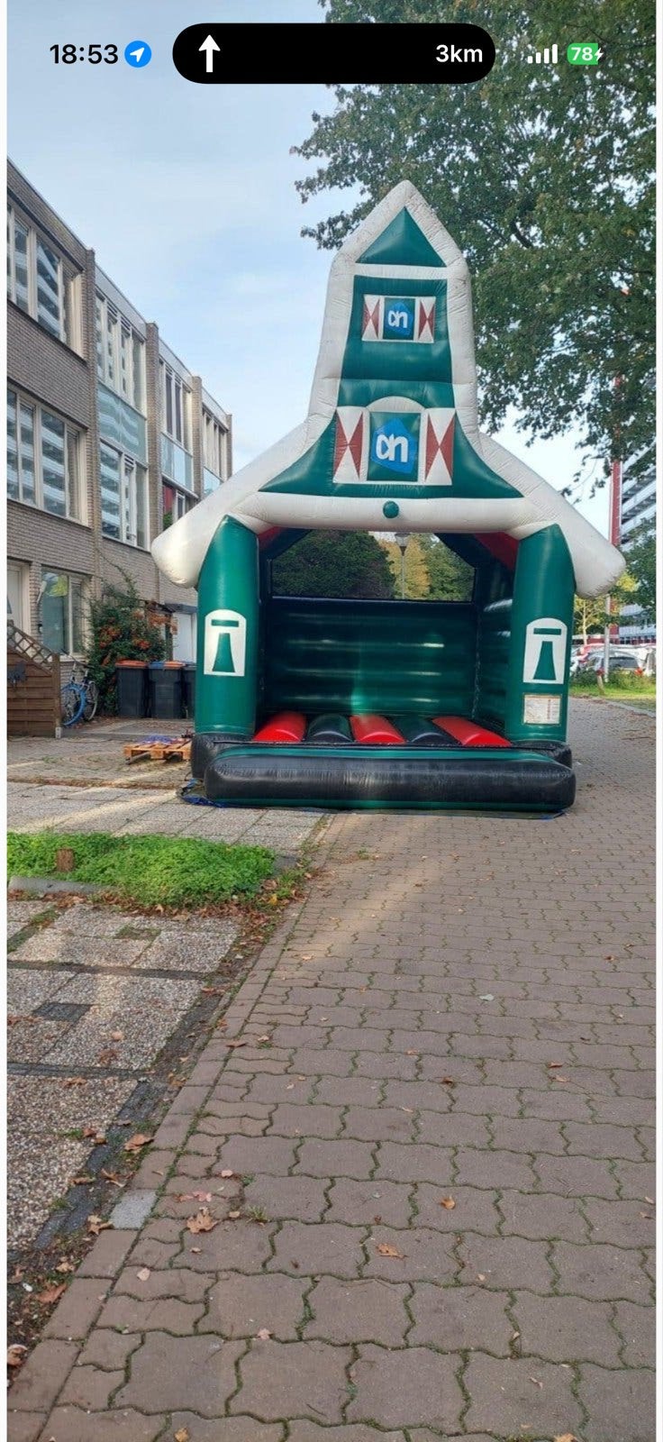Springkussen te koop Zaans Huis - Albert Heijn editie, Ophalen, Gebruikt