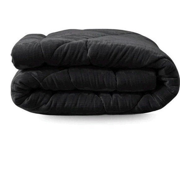 Zelesta Velvet Chique dekbed 140x200 met kussenslopen, Huis en Inrichting, Zelesta, Eenpersoons, Zwart, Onbekend