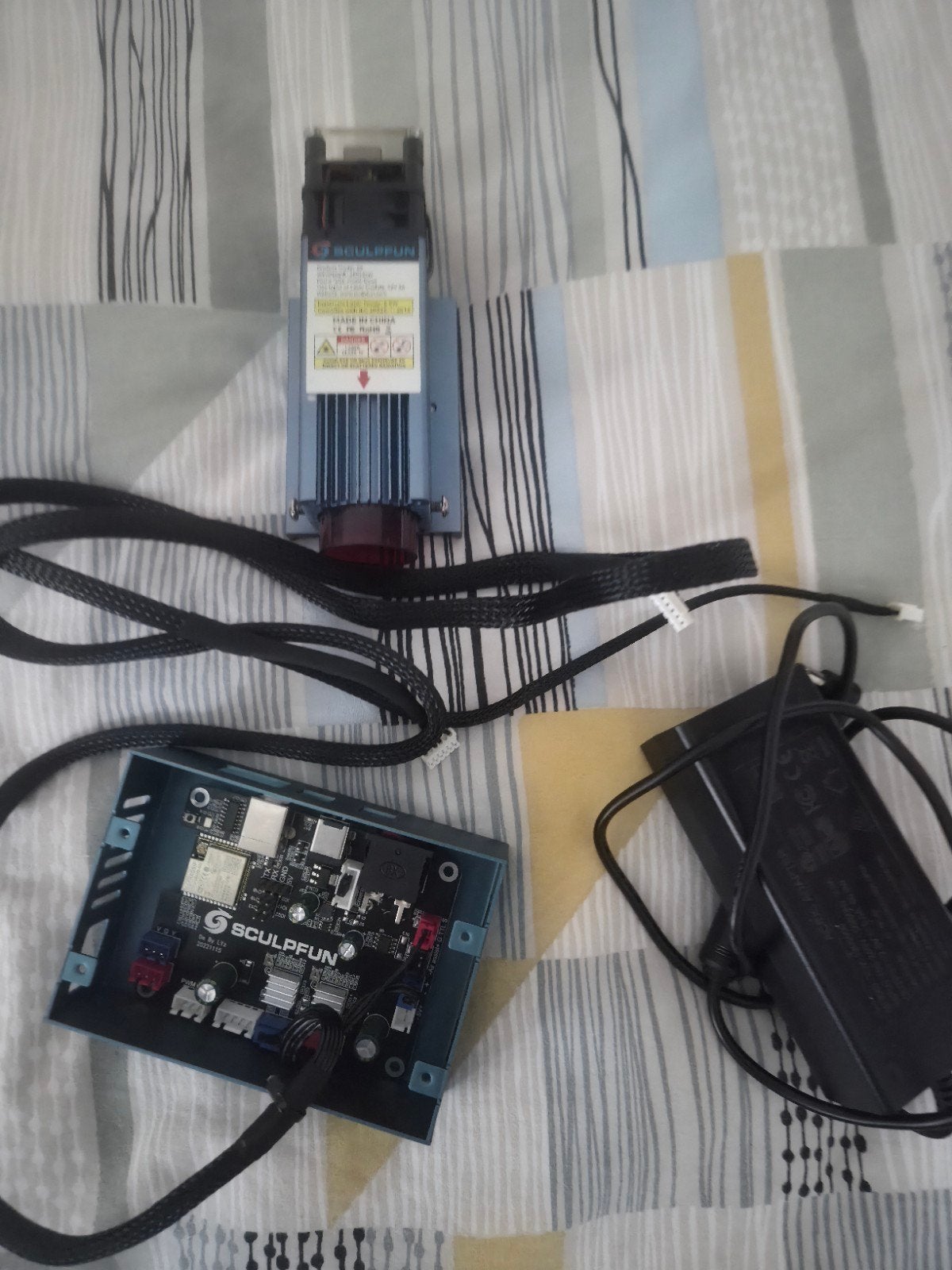 SCULPFUN s9 lasermodule, Hobby en Vrije tijd, Ophalen of Verzenden, Gebruikt