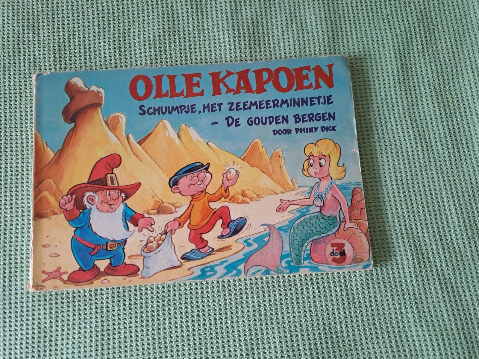 Olle Kapoen: Schuimpje, het zeemeerminnetje  De gouden berg, Boeken, Stripboeken, Eén stripboek, Ophalen of Verzenden, Gelezen