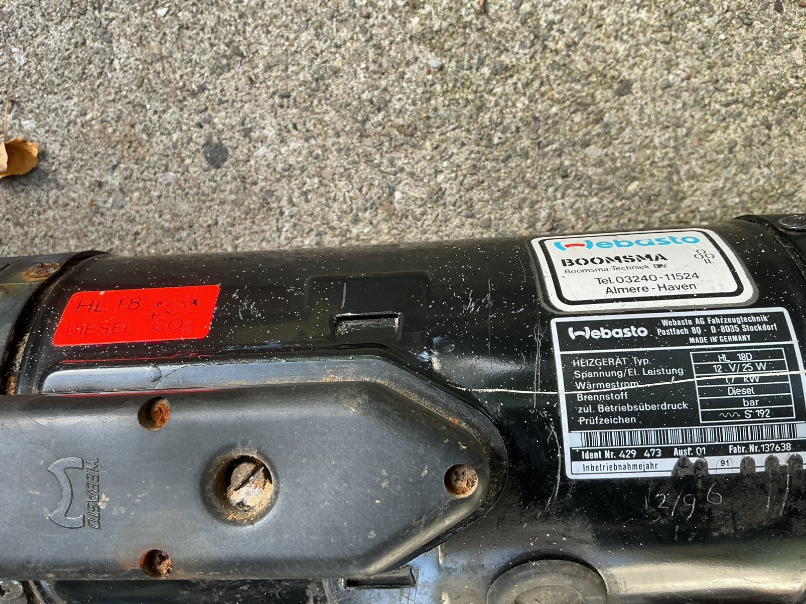 Webasto en eberspacher kachels, Ophalen of Verzenden, Gebruikt, Onderhoud en Reparatie