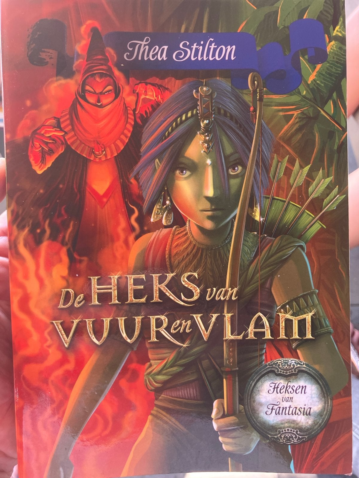 Thea Stilton - De heks van vuur en vlam, Boeken, Ophalen, Zo goed als nieuw, Thea Stilton