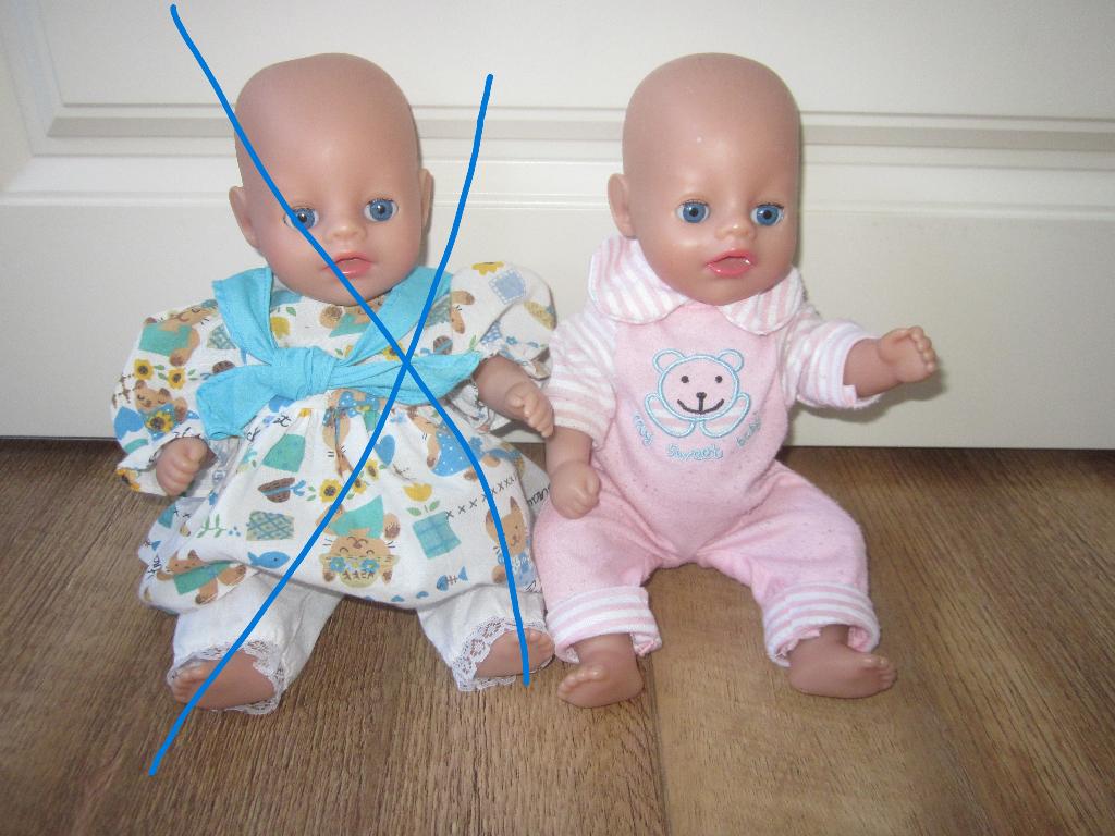 Zapf Creation mini Baby Born met blauwe slaapoogjes, Ophalen of Verzenden, Zo goed als nieuw, Babypop
