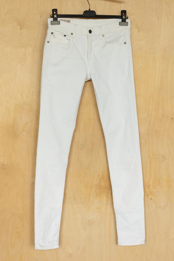 Ralph Lauren lange witte spijkerbroek jeans 28 S, Kleding | Dames, Spijkerbroeken en Jeans, Wit, Ophalen of Verzenden, Gedragen