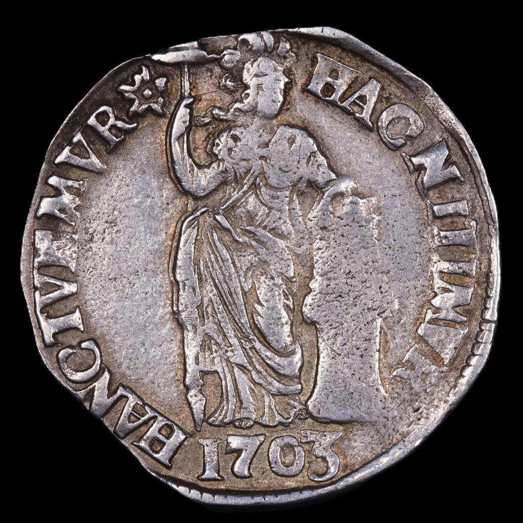 Gulden Overijssel 1703. Zfr., 1 gulden, Vóór koninkrijk, Zilver, Ophalen of Verzenden