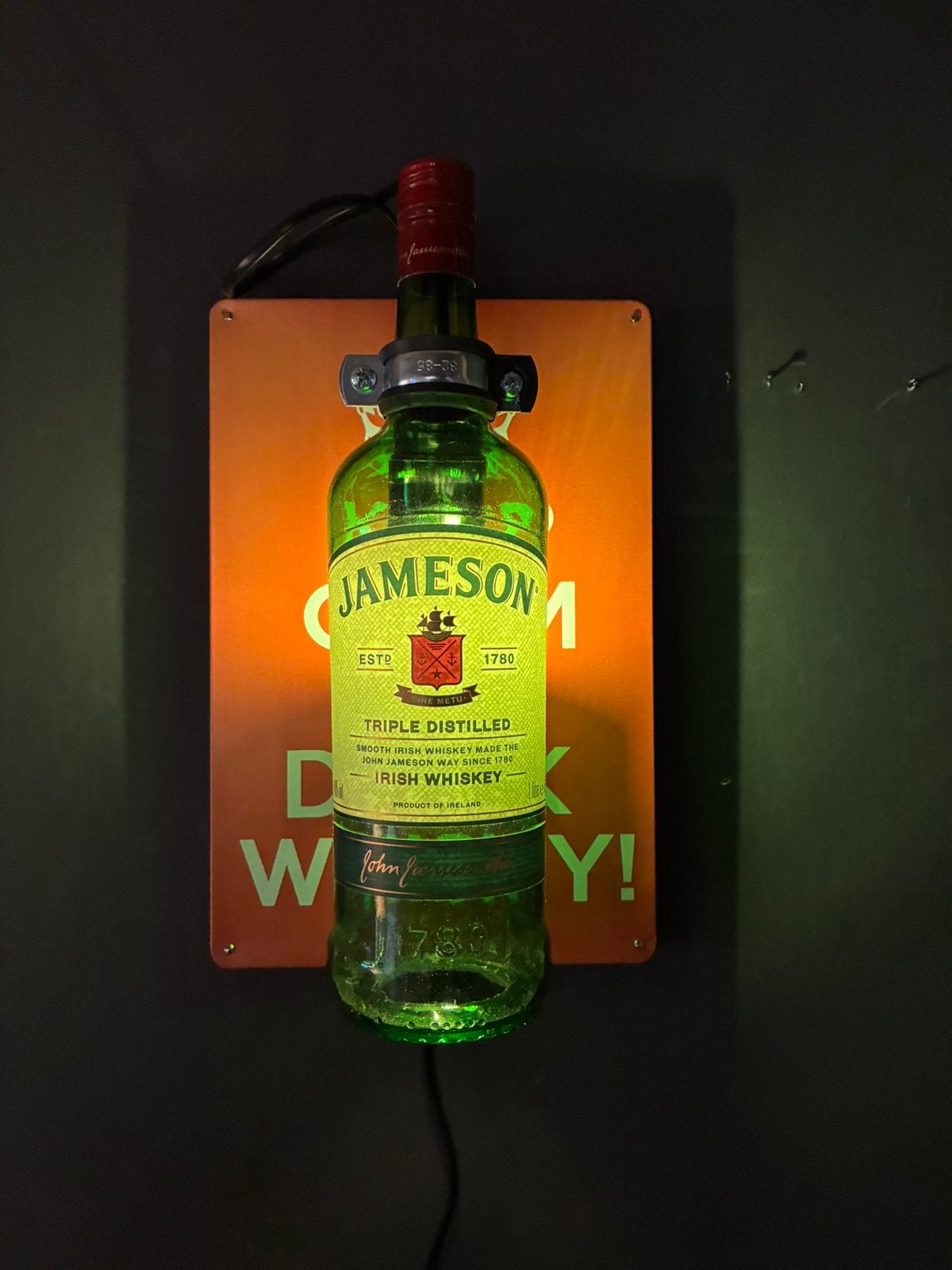 Jameson Wandlamp, Met schakelaar, Nieuw, Glas, Wandlamp