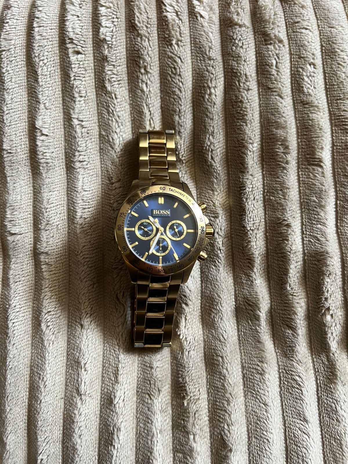 hugo boss horloge, Ophalen of Verzenden, Zo goed als nieuw, Staal, Overige merken