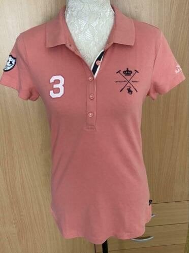 Cavallaro polo/top maat M[v], Ophalen of Verzenden, Zo goed als nieuw, Blauw, Korte mouw