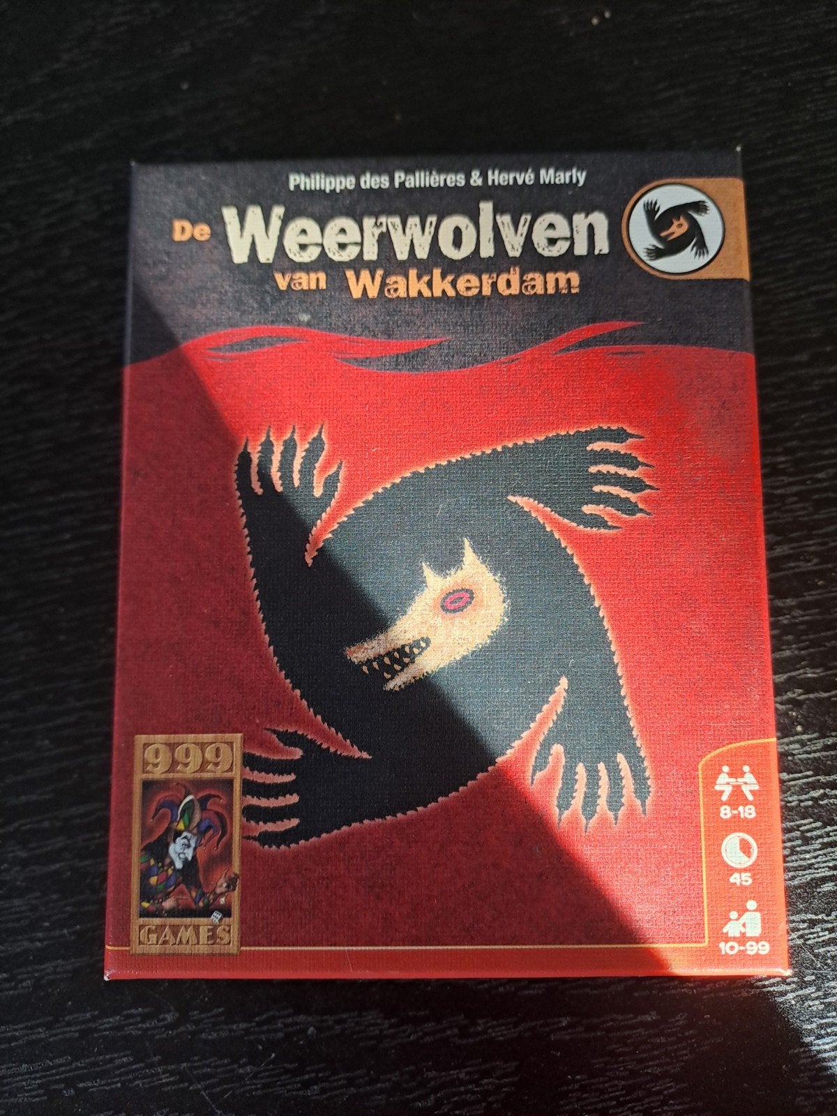 De Weerwolven van Wakkerdam - Spannend gezelschapsspel, Vijf spelers of meer, Ophalen of Verzenden, Zo goed als nieuw, 999 Games