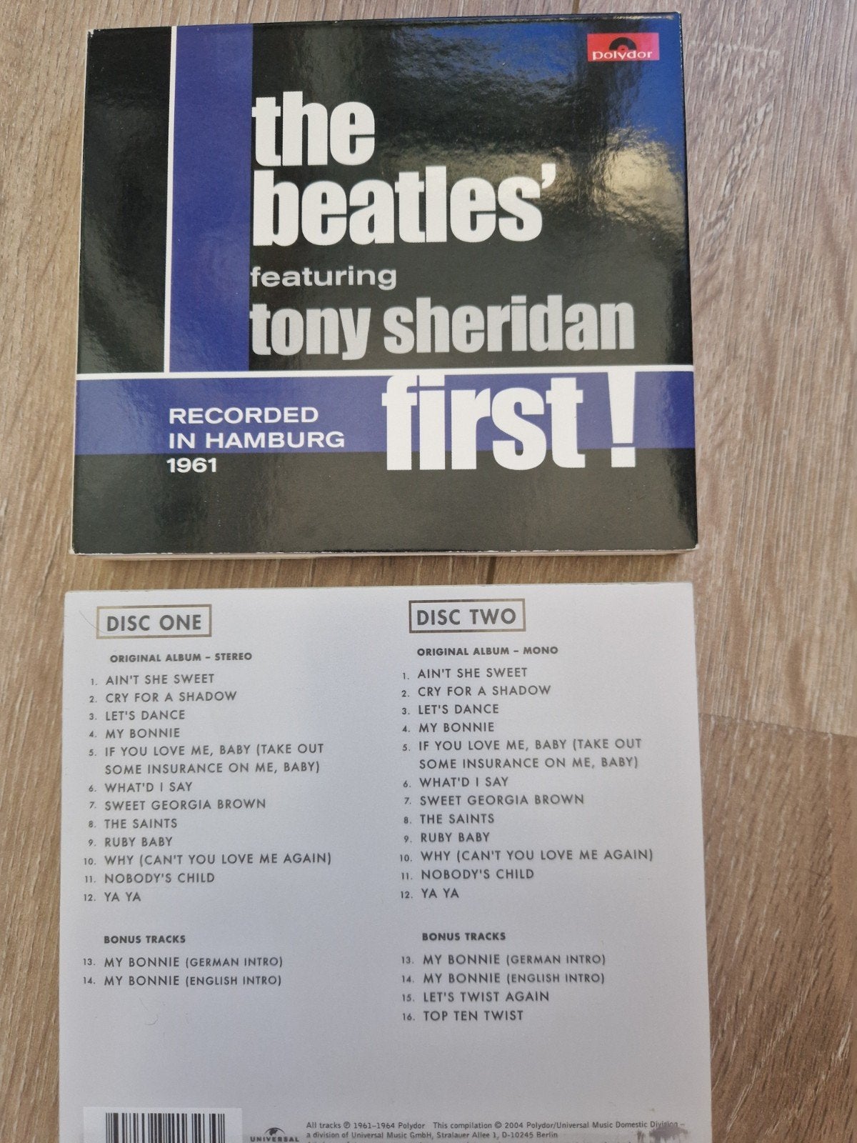 The Beatles featuring Tony Sheridan - First! Deluxe Edition), Cd's en Dvd's, Cd's | Pop, Rock, Bonusmateriaal, Ophalen of Verzenden