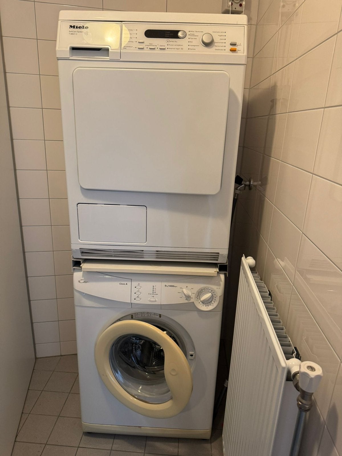 Wasmachine en droger, Ophalen