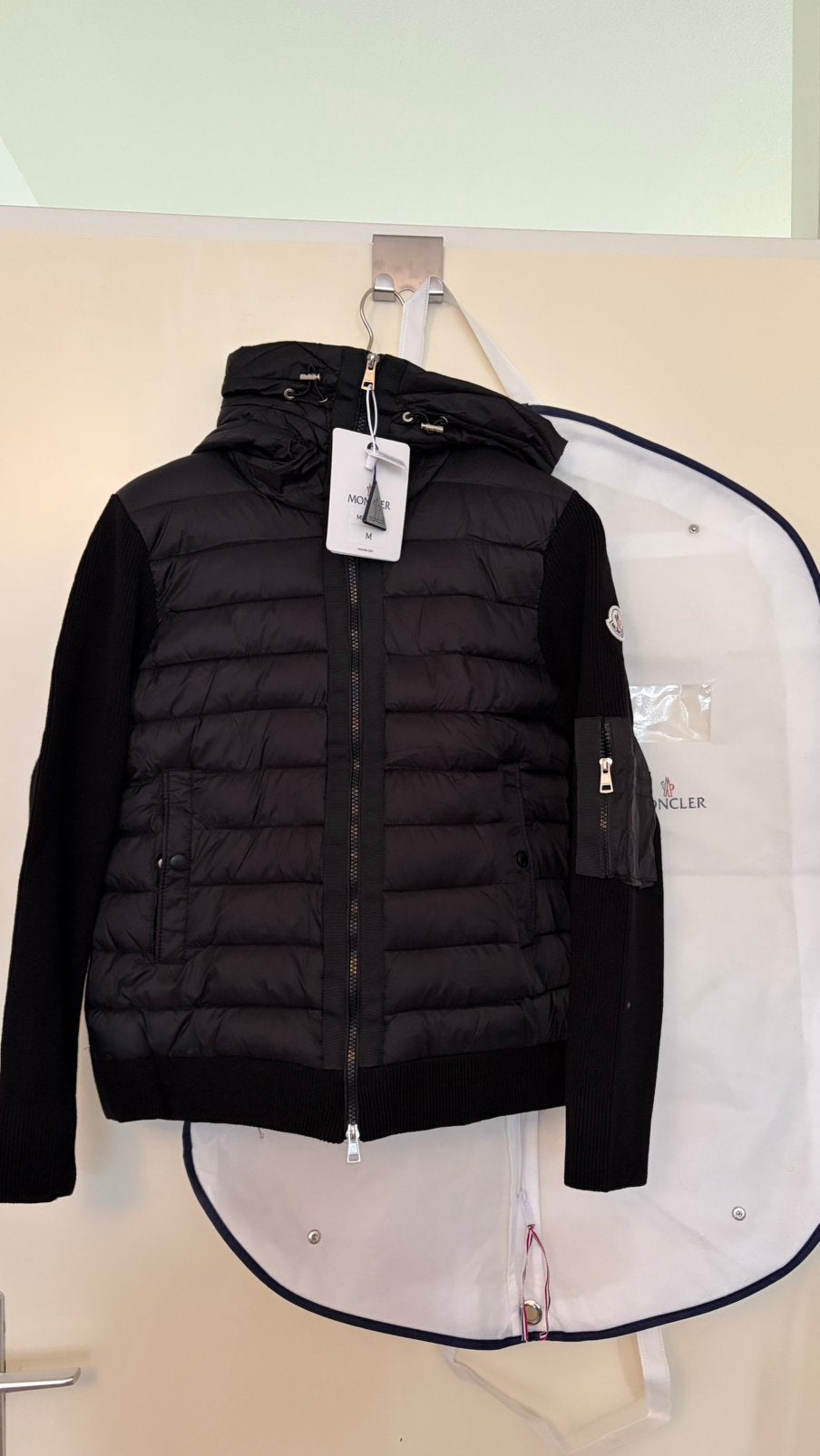 Moncler Cardigan Zwart (Maat XS/S/M), Ophalen, Nieuw, Overige maten, Zwart