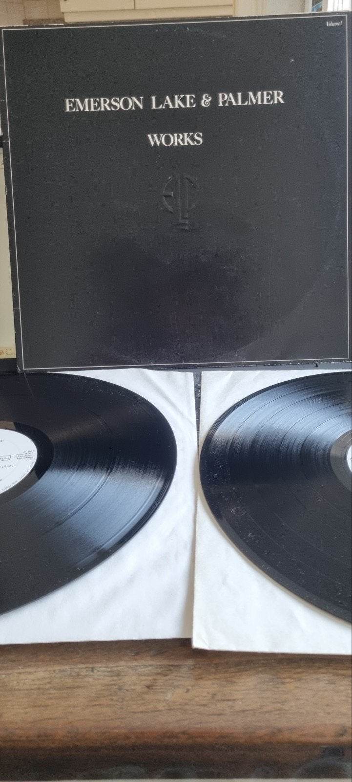 Emerson, Lake & Palmer - Works (Dubbel-LP), Cd's en Dvd's, Vinyl | Rock, Gebruikt, Ophalen of Verzenden, Dubbel-LP, 12 inch
