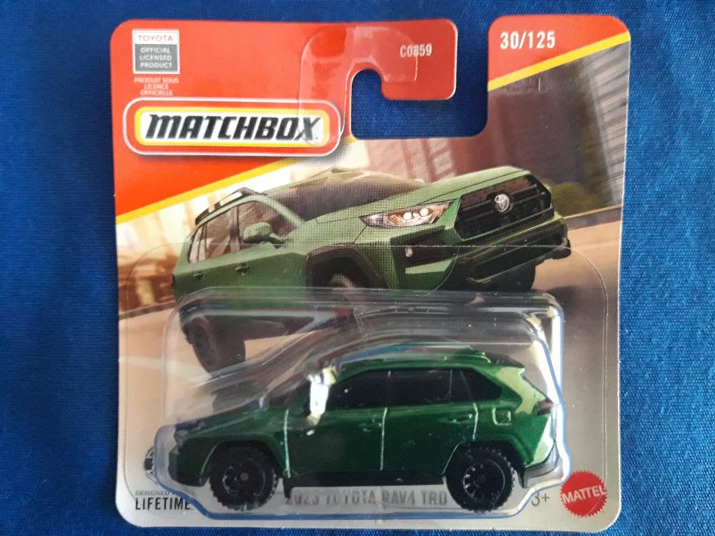Matchbox Toyota RAV 4 TRD 2023 groen, Ophalen of Verzenden, Nieuw, Auto