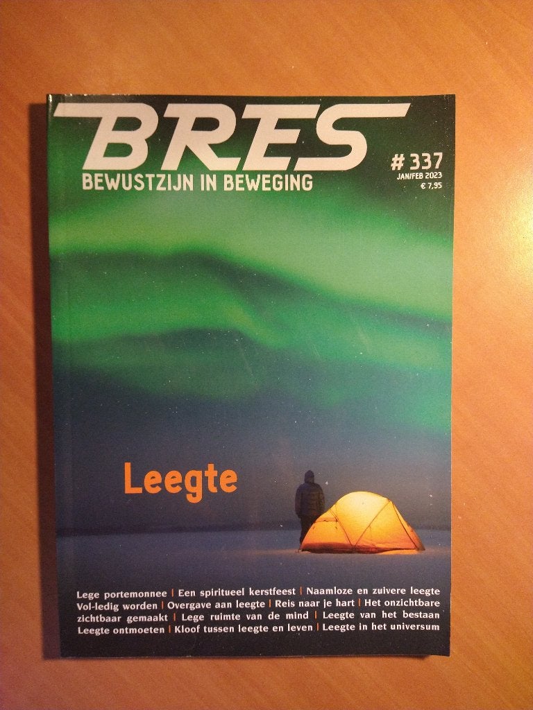 Bres. Bewustzijn in beweging. Nr. 337 jan/feb 2023 Edicola, Ophalen of Verzenden, Zo goed als nieuw, Spiritualiteit algemeen, Achtergrond en Informatie