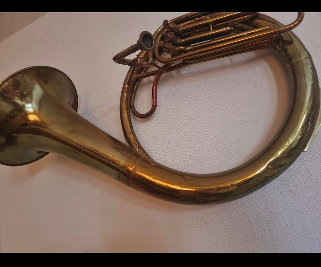 Tuba in goede staat, Ophalen of Verzenden, Gebruikt, Koperblazer