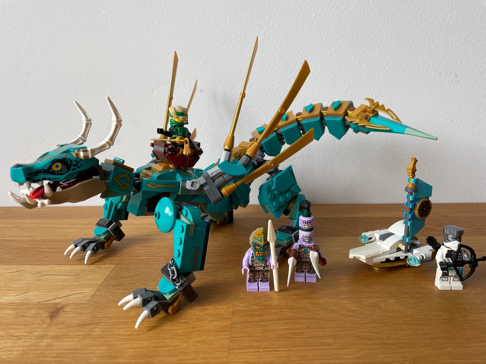 LEGO Ninjago Waterdraak (71746) met minifiguren, Lego, Ophalen of Verzenden, Zo goed als nieuw, Compleet
