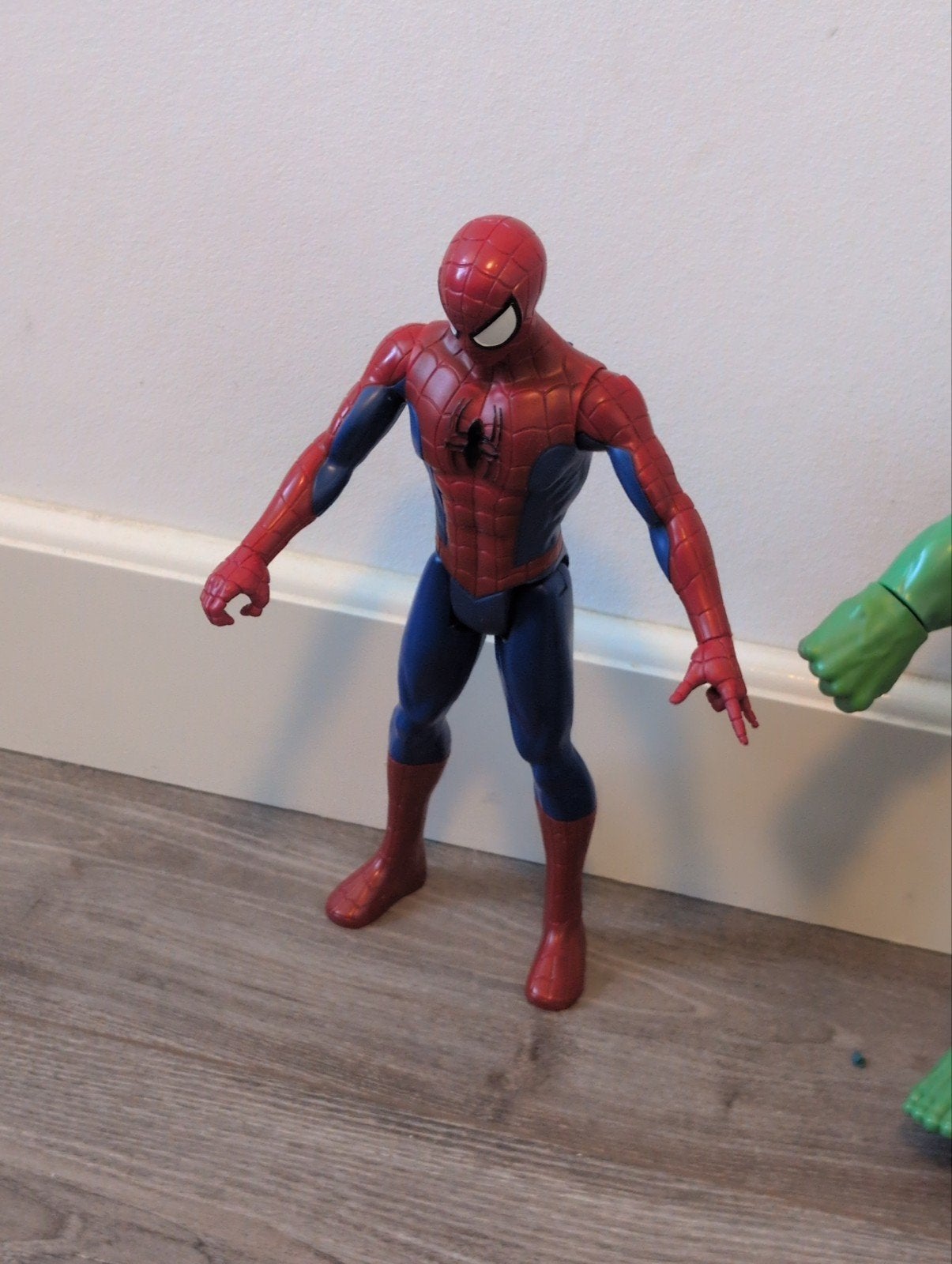 Spiderman en Hulk actiefiguren - Flexibele superhelden, Ophalen of Verzenden, Gebruikt