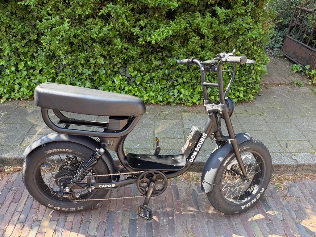 Fatbike Don Souris - zwart, Ophalen, Gebruikt, 50 km per accu of meer, Overige merken