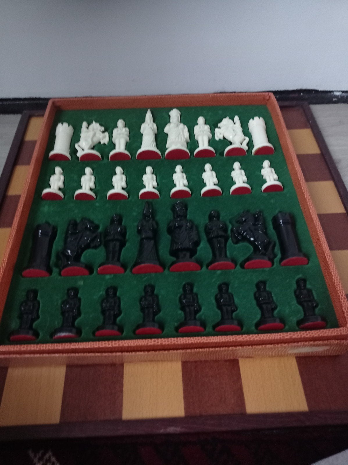 Terracottaleger Schaakspel - Klassiek Chinees Thema, Ophalen of Verzenden