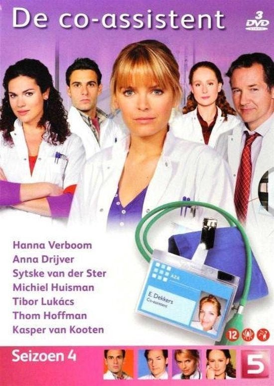 Co-Assistent Seizoen 4, Origineel 3 dvd box, Alle leeftijden, Ophalen of Verzenden, Zo goed als nieuw, Drama