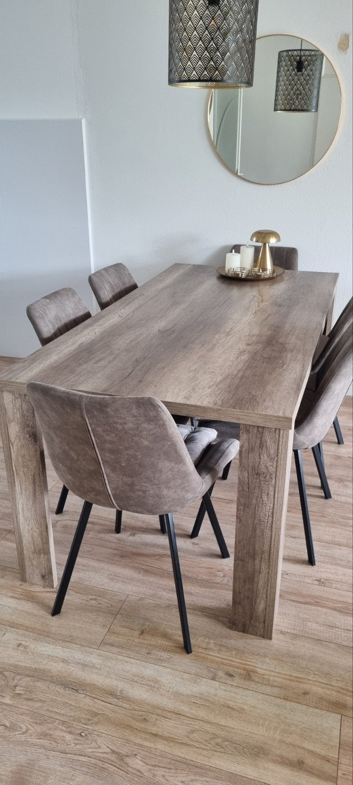 Stevige en moderne eettafel van Pronto (180x90 cm), Huis en Inrichting, Tafels | Eettafels, Ophalen, 50 tot 100 cm, Zo goed als nieuw