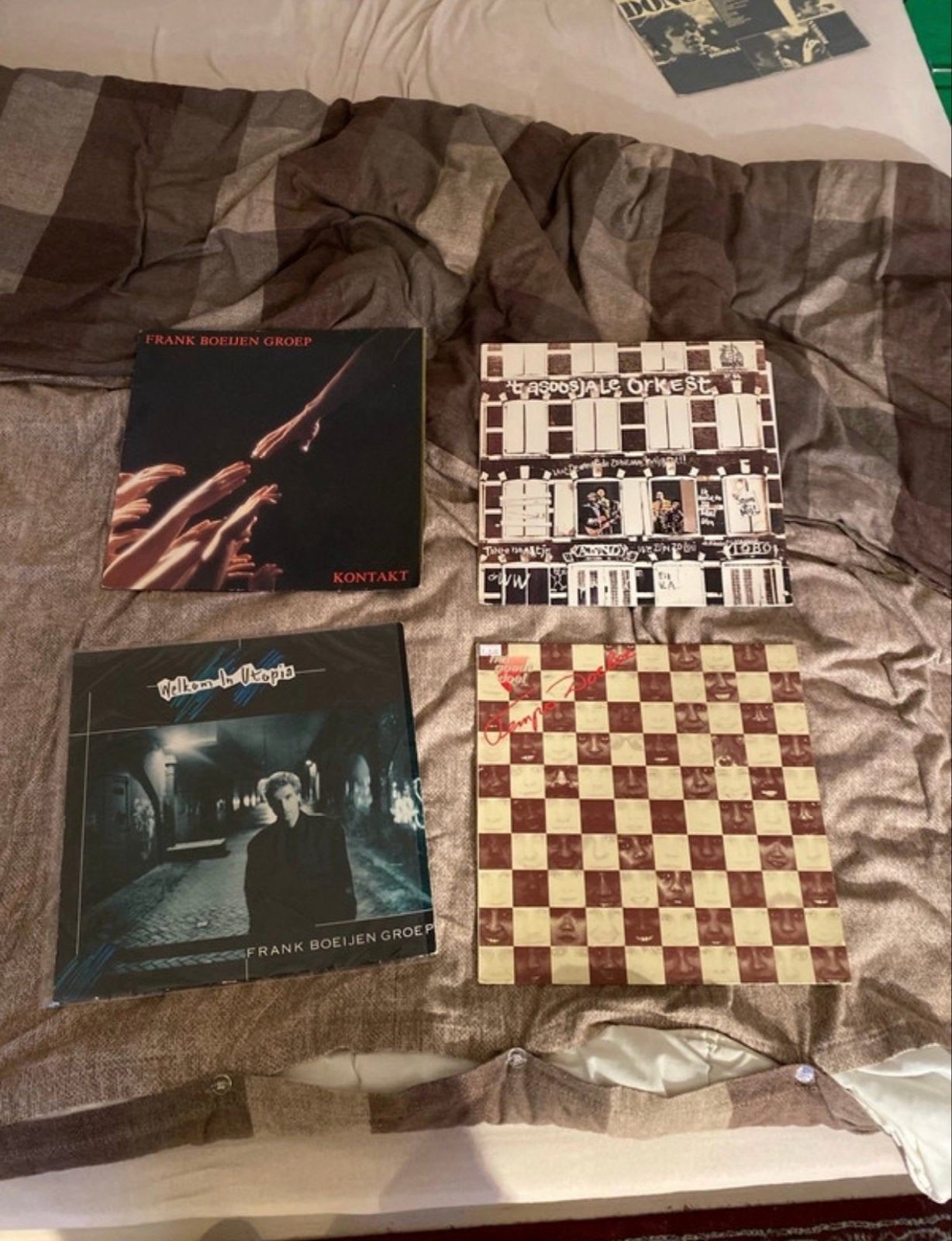 4 Nederpop LP's: Frank Boeijen Groep & Het Goede Doel, LP, Gebruikt, Ophalen of Verzenden, Pop
