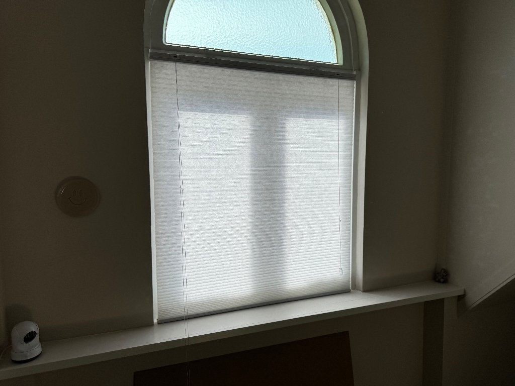 Plissé gordijn | 90.5 x 102 cm | Lichtdoorlatend | Wit, Huis en Inrichting, 90 cm, Wit, Karwei, Zo goed als nieuw