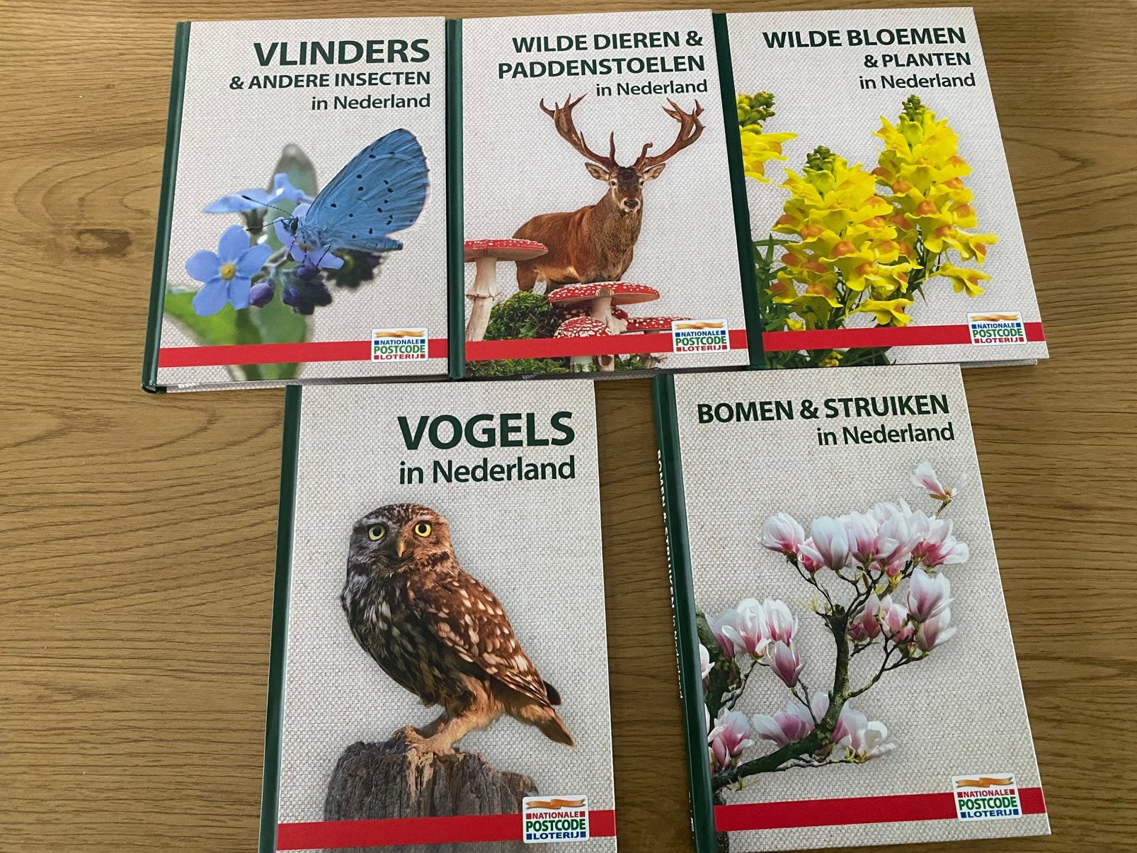 Natuurboeken 5st Postcode loterij, Ophalen of Verzenden, Nieuw, Natuur algemeen
