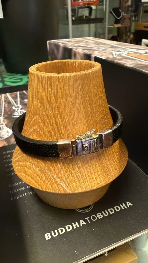 BUDDHA TO BUDDHA ARMBAND TYPE 186BL F ESSENTIAL € 99,00, Ophalen of Verzenden, Nieuw, Zilver, Zilver