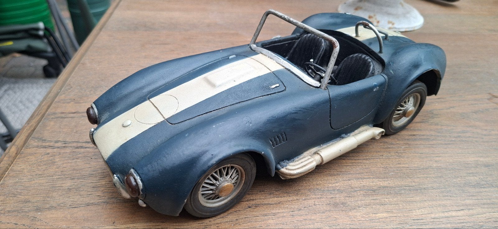 Modelauto Shelby Cobra - BIEDEN 30 cm lang, Ophalen of Verzenden, Gebruikt, Auto, Overige merken