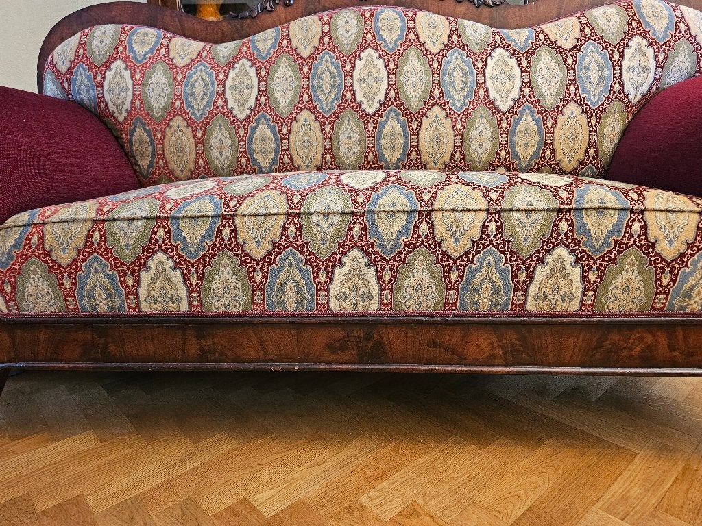 Antique bank Louis XV, Minder dan 75 cm, 150 tot 200 cm, Tweepersoons, Zo goed als nieuw