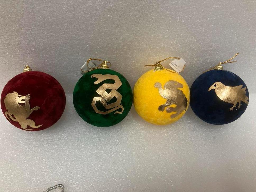 Harry Potter kerstballen set, Verzamelen, Harry Potter, Ophalen of Verzenden, Zo goed als nieuw, Gebruiksvoorwerp